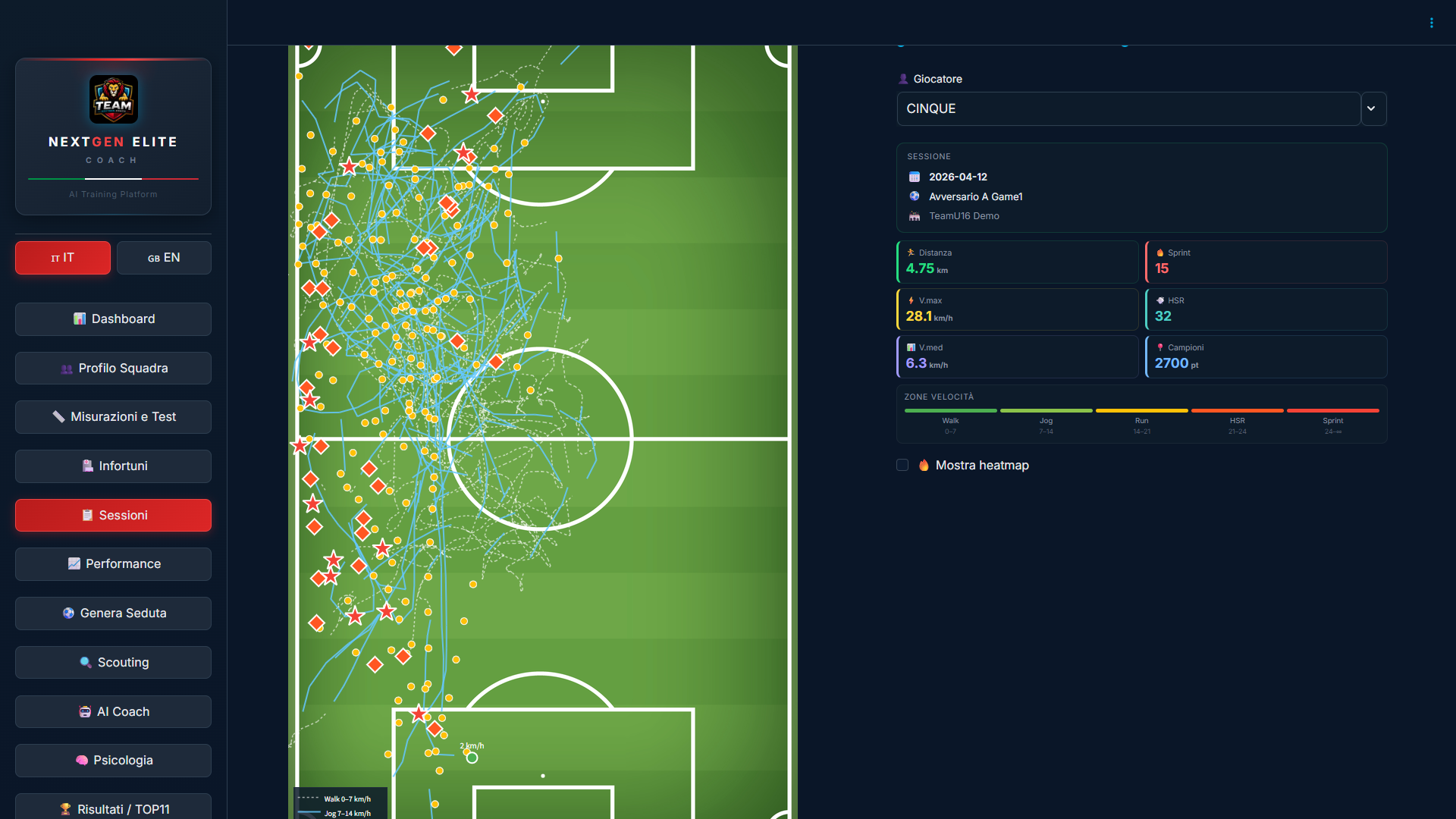 GPS Tracking NextGen Coach
