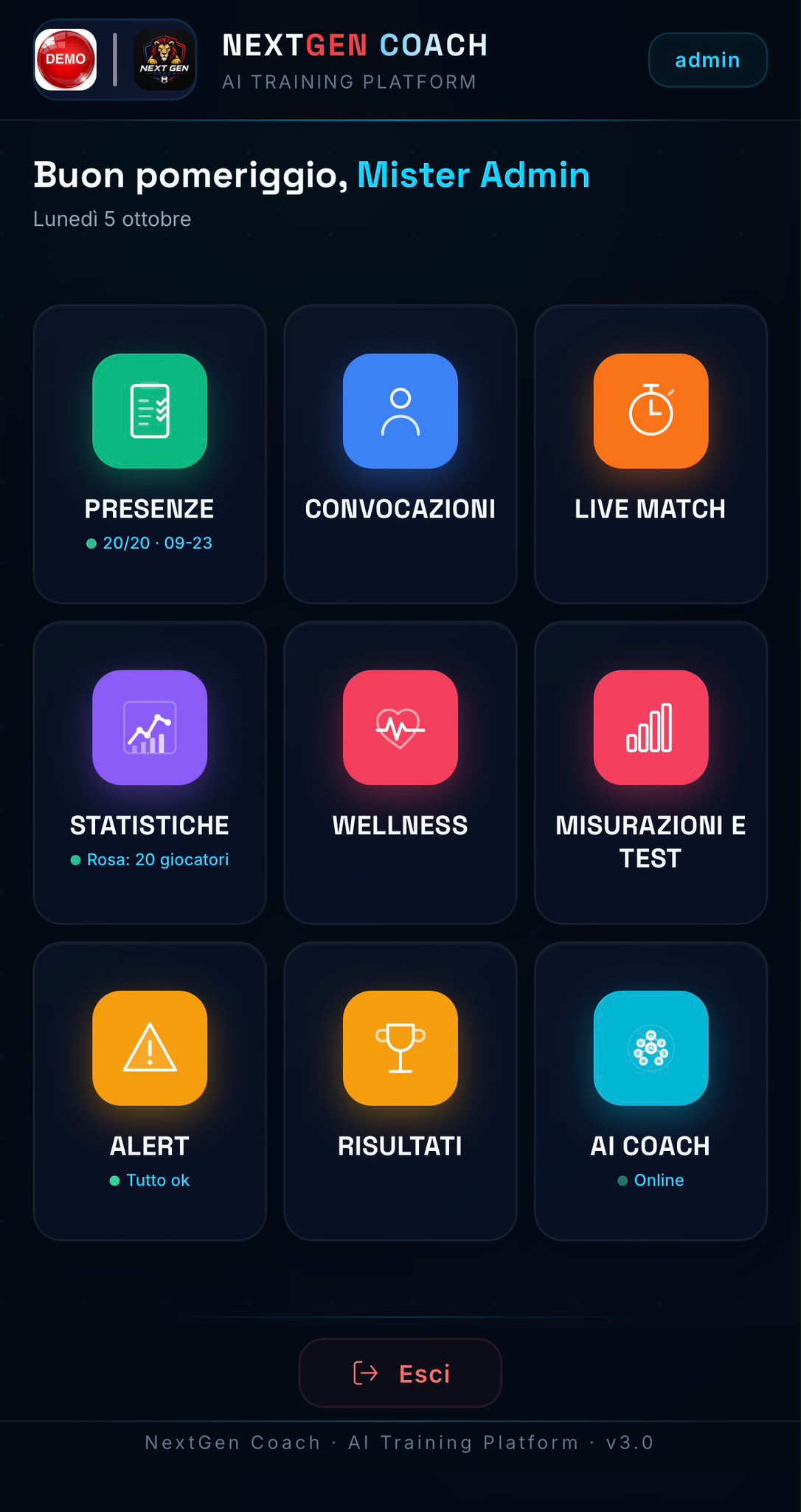 NextGen WebApp Mister